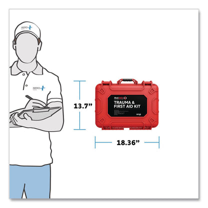 Modulator Trauma Kit with Bleed Control - Rugged Hard Case, 295 Pieces (AOHM6101)