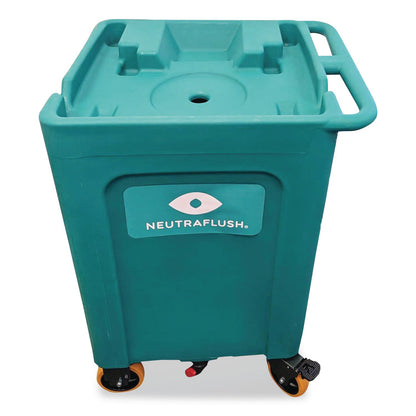 NeutraFlush® Rolling Drain Cart Stand for 16 Gal Eyewash Station, 21 x24 x 33.75, Green (AOHNFSCART01)