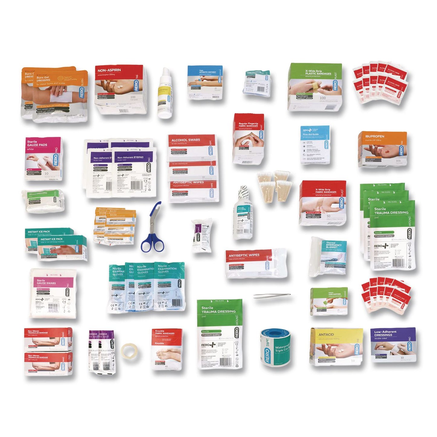 SUREFILL™ 100 Series Class B 3-Shelf First Aid Cabinet Refill - Meds, 660 Pieces (AOHSF100BMTSF)