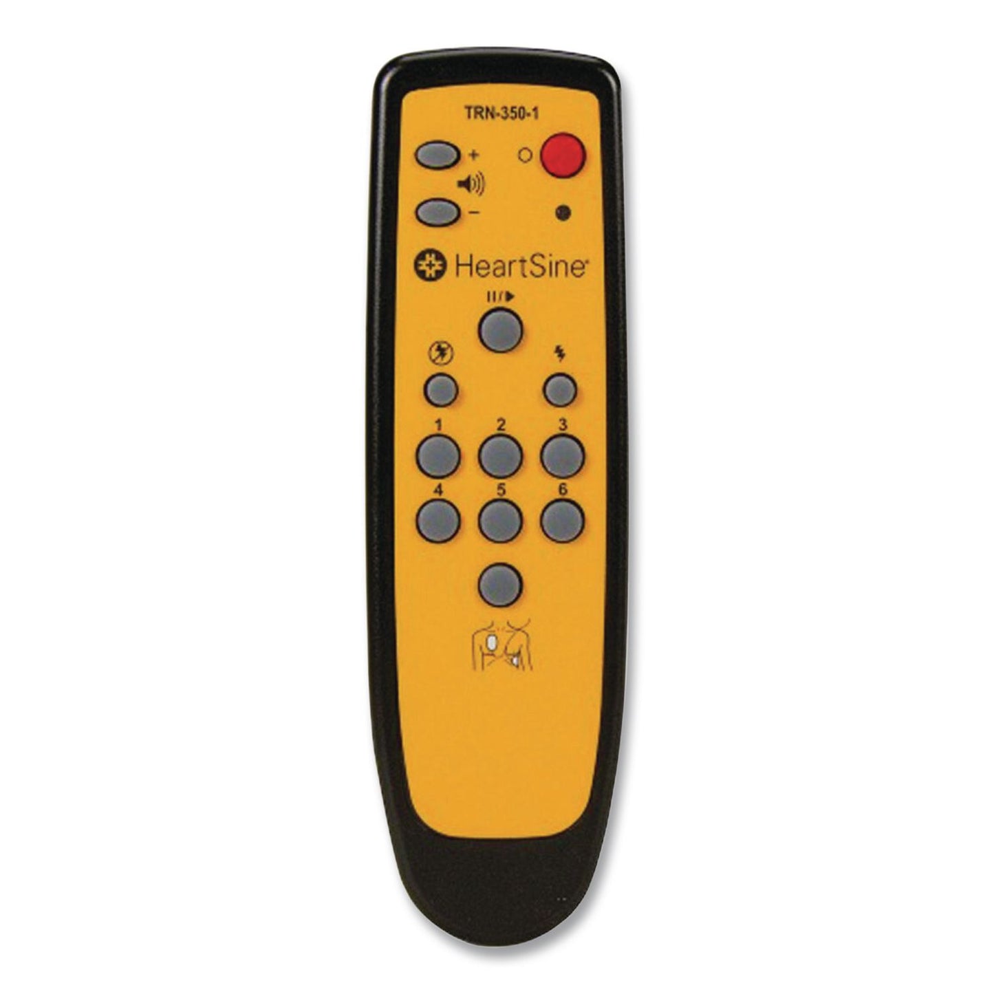 CARDIACT™ SAM 350P AED Trainer Remote Control, Yellow/Black (AOHTRNACC16)