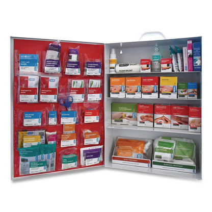 SUREFILL™ First Aid Station - First Aid, Eyewash, AED 450P, 4 Pieces, Metal Case (AOHSFFASP3)