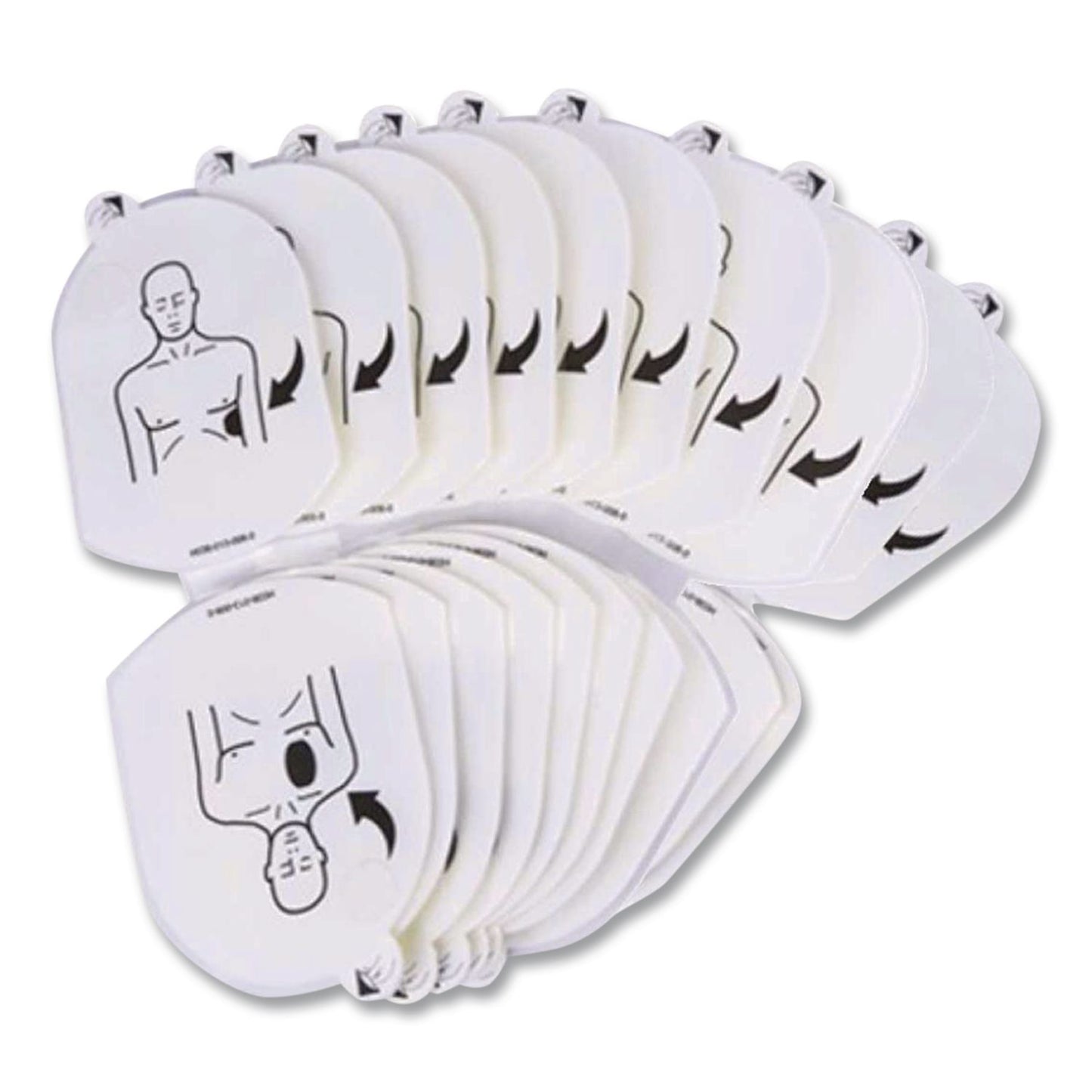 CARDIACT™ HeartSine AED Trainer Electrodes, 10 Electrodes (AOHTRNACC02)