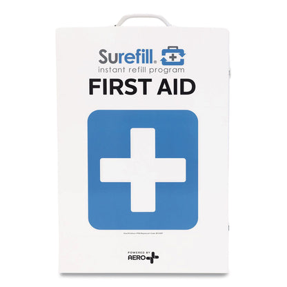 SUREFILL™ 150 Series Class B 4-Shelf FIrst Aid Cabinet - Without Meds, 150 Person, 457 Pieces, Metal Case (AOHSF150BT)