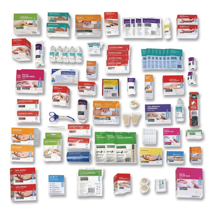 SUREFILL™ 200 Series Class B 5-Shelf First Aid Cabinet - Meds, 200 Person, 1,183 Pieces, Metal Case (AOHSF200BMT)