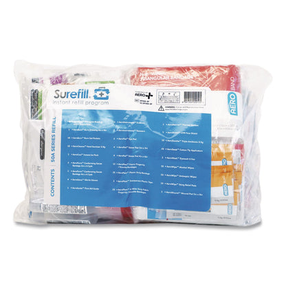 SUREFILL™ 50 Series ANSI 2021 A First Aid Kit Refill, For All 50 Series Kits 2021, 234 Pieces (AOHSF50ASF)