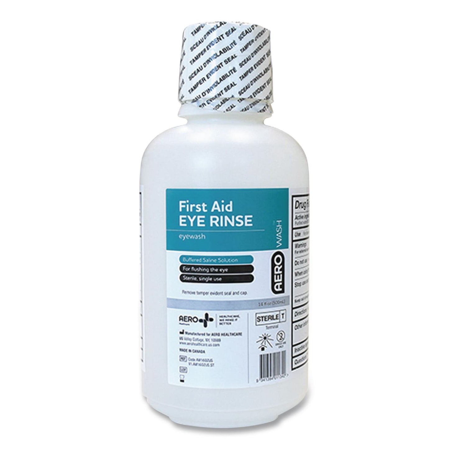 SUREFILL™ Emergency Eyewash Station Wall Cabinet, 16 oz Bottle, 2 Bottles/Station (AOHSFCESUS)