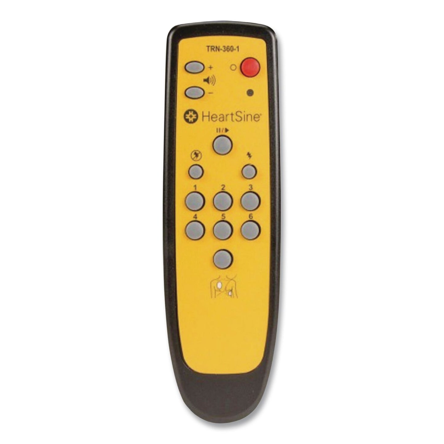 CARDIACT™ SAM 360P AED Trainer Remote Control, Yellow/Black (AOHTRNACC18)
