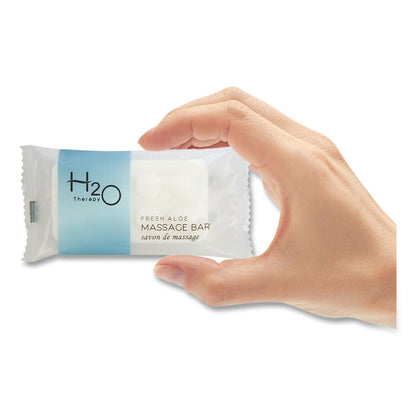 Diversified Hospitality Solutions H2O Therapy Soaps, White Tea and Lemongrass Scent, 1.1 oz Bar, 400/Carton (DHS007095)
