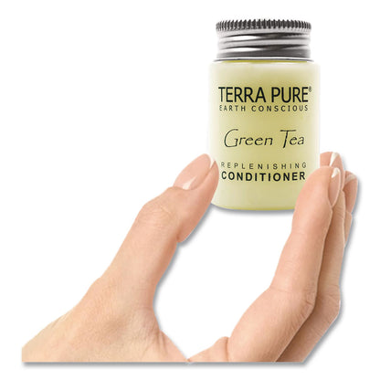Diversified Hospitality Solutions Terra Pure Conditioner Jam Jar, Green Tea Lemongrass Scent, 1 oz Jar, 300/Carton (DHS007477)