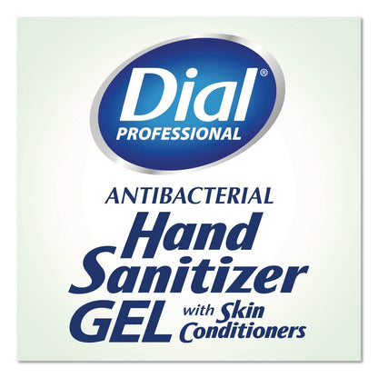 Dial® Professional Gel Antibacterial Hand Sanitizer, 11 oz Pump Bottle, Fragrance-Free, 12/Carton (DIA35482)