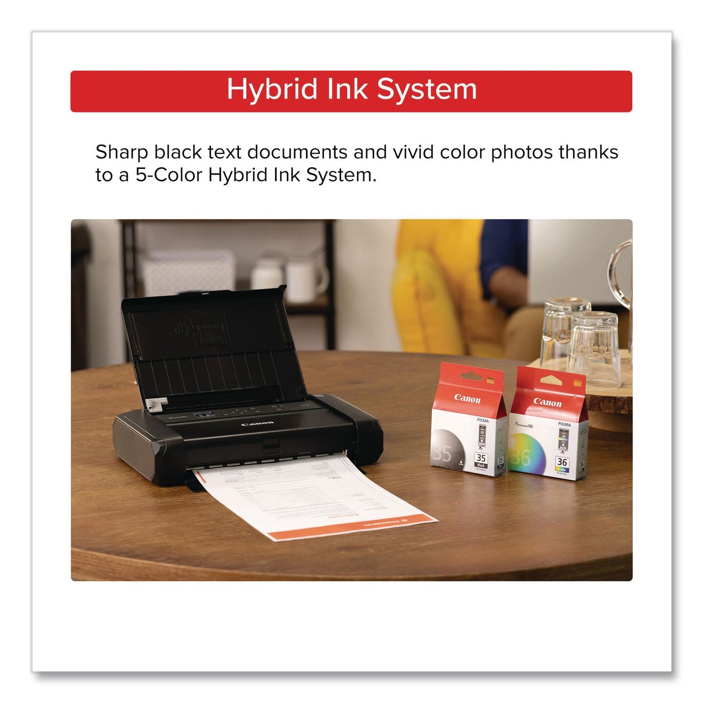 Canon® PIXMA TR160 Wireless Inkjet Printer (CNM7069C002)