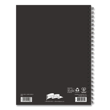 Willow Creek Press Style Undated Journal, Edition, Medium/College Rule, Black/Gold Cover, (80) 8 x 6 Sheets (WPR55083)