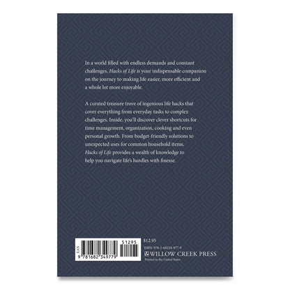 Willow Creek Press Hacks of Life Softcover Book, Paperback, 112 Pages (WPR49779)