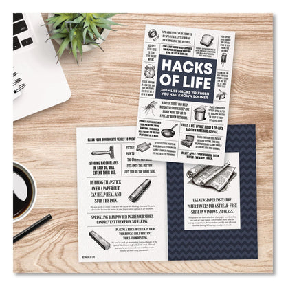 Willow Creek Press Hacks of Life Softcover Book, Paperback, 112 Pages (WPR49779)