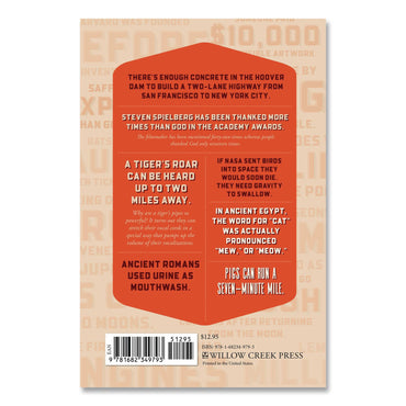 Willow Creek Press Facts Crazier Than Fiction Softcover Book, Paperback, 112 Pages (WPR49793)