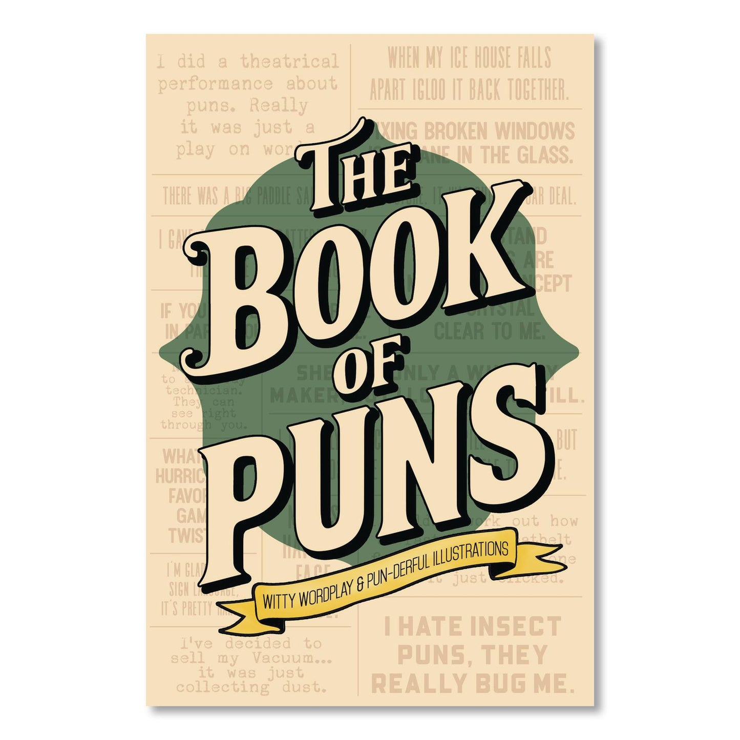 Willow Creek Press The Book of Puns Softcover Book, Paperback, 112 Pages (WPR49809)