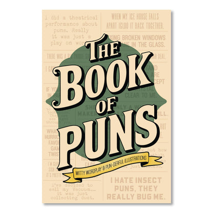 Willow Creek Press The Book of Puns Softcover Book, Paperback, 112 Pages (WPR49809)