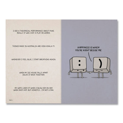 Willow Creek Press The Book of Puns Softcover Book, Paperback, 112 Pages (WPR49809)