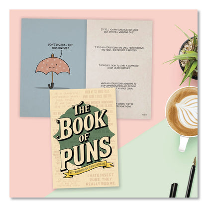 Willow Creek Press The Book of Puns Softcover Book, Paperback, 112 Pages (WPR49809)