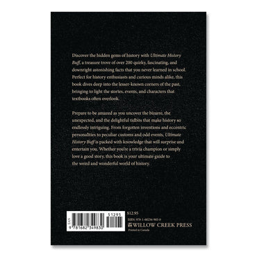 Willow Creek Press Ultimate History Buff Softcover Book, Paperback, 112 Pages (WPR49830)