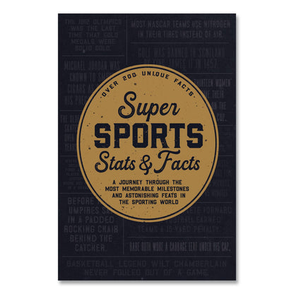 Willow Creek Press Super Sports Stats and Facts Softcover Book, Paperback, 112 Pages (WPR49823)