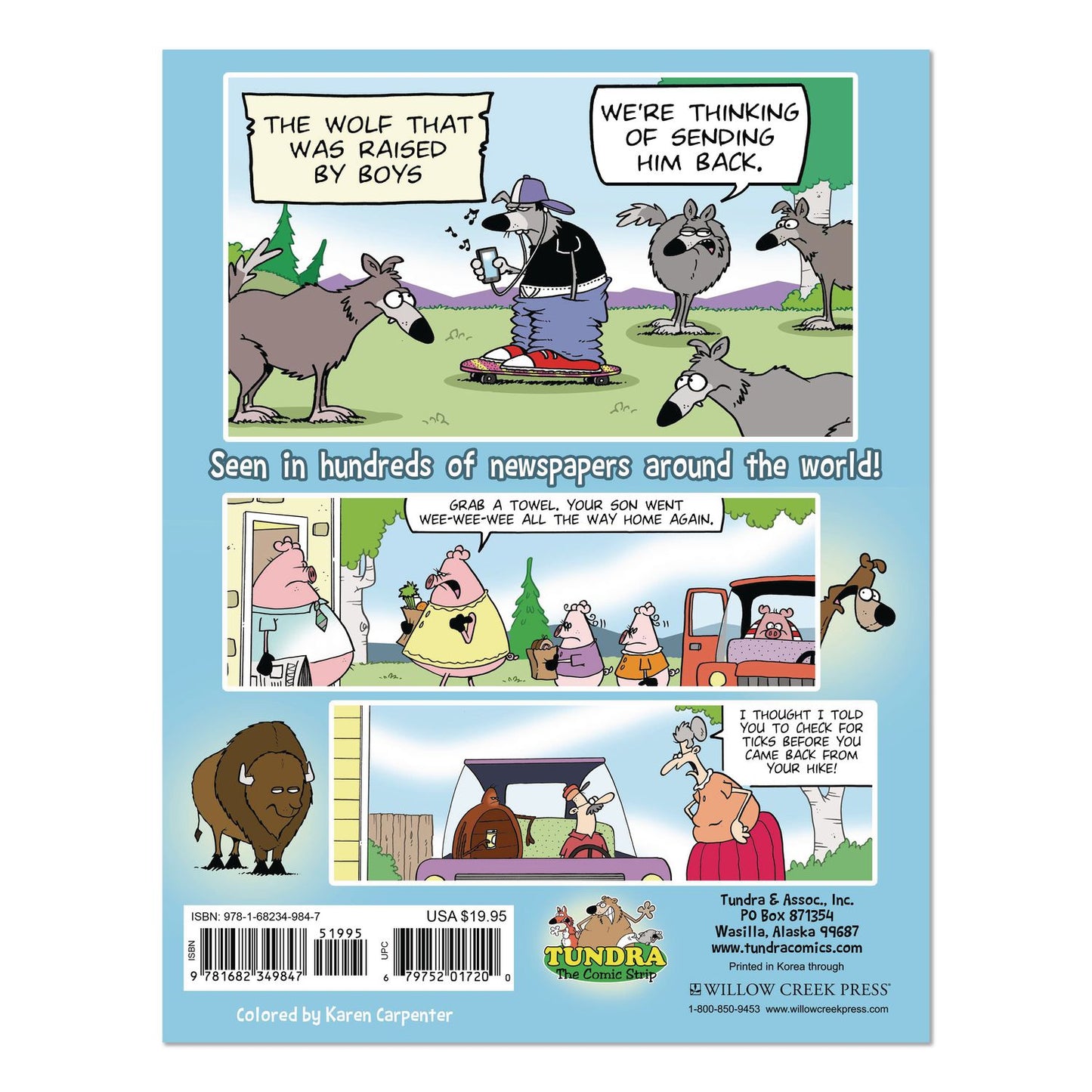 Willow Creek Press Tundra: A Slice of Laughter, Paperback, 160 Pages (WPR49847)