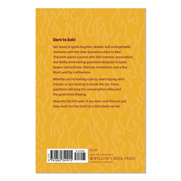 Willow Creek Press Hot Seat Questions Softcover Book, Paperback, 112 Pages (WPR49915)