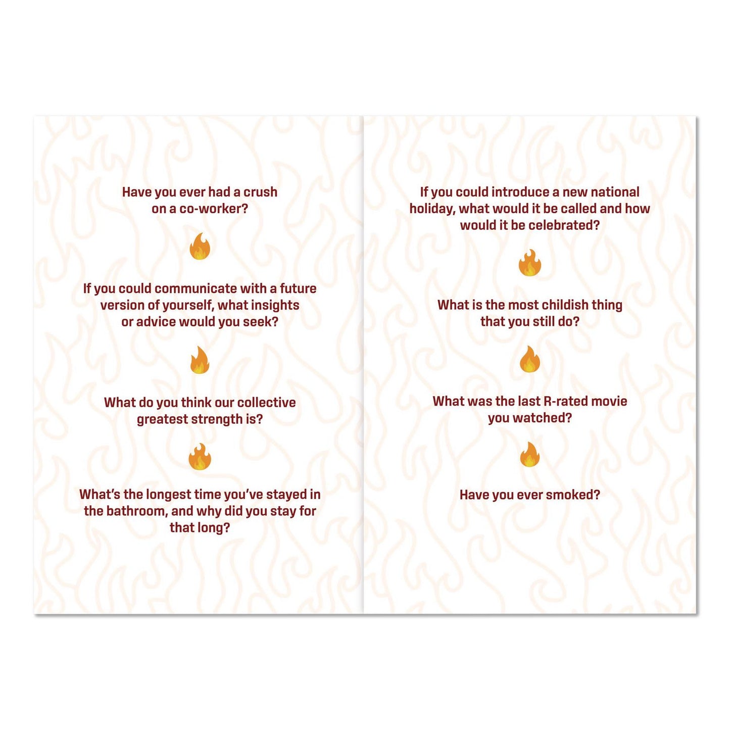 Willow Creek Press Hot Seat Questions Softcover Book, Paperback, 112 Pages (WPR49915)