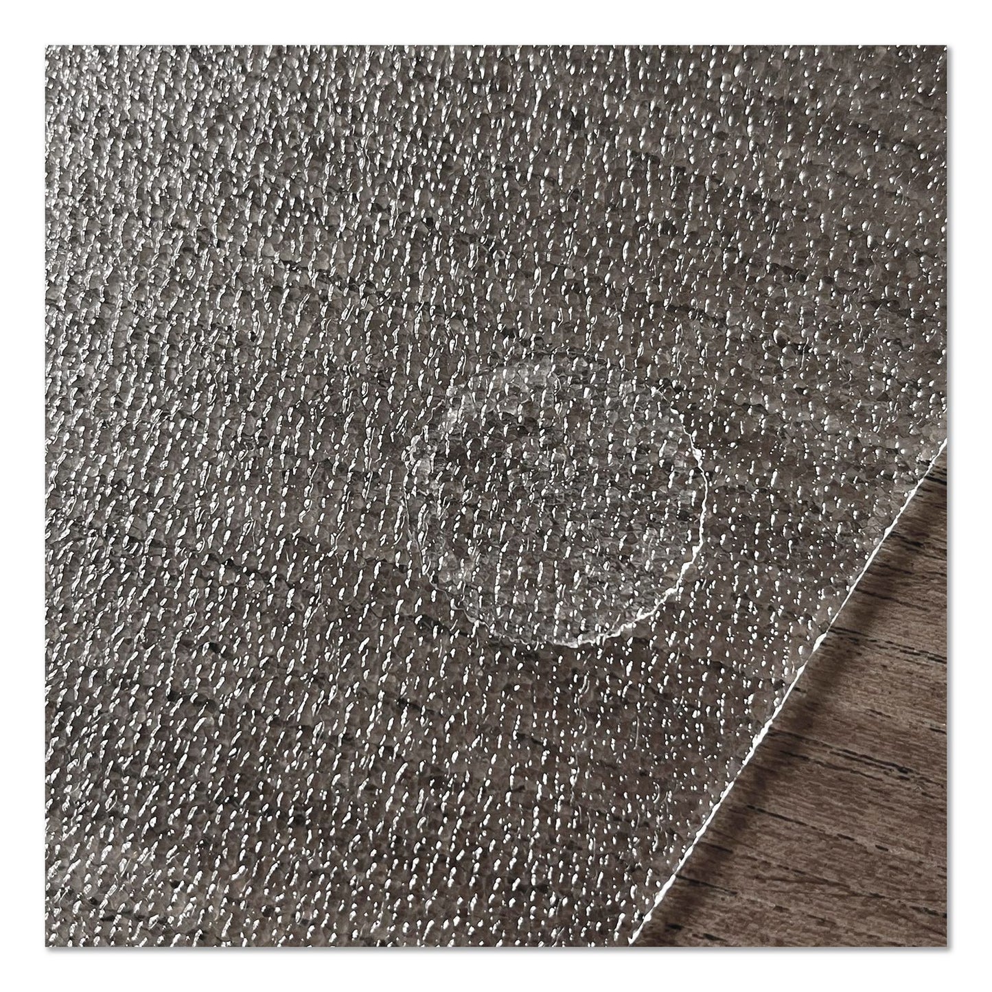 Floortex® Unomat Anti-Slip Polycarbonate Chair Mat for Hard Floors and Carpet Tiles, Rectangular, Straight Edges, 60" x 48", Clear (FLRNRCMFLPD0005)
