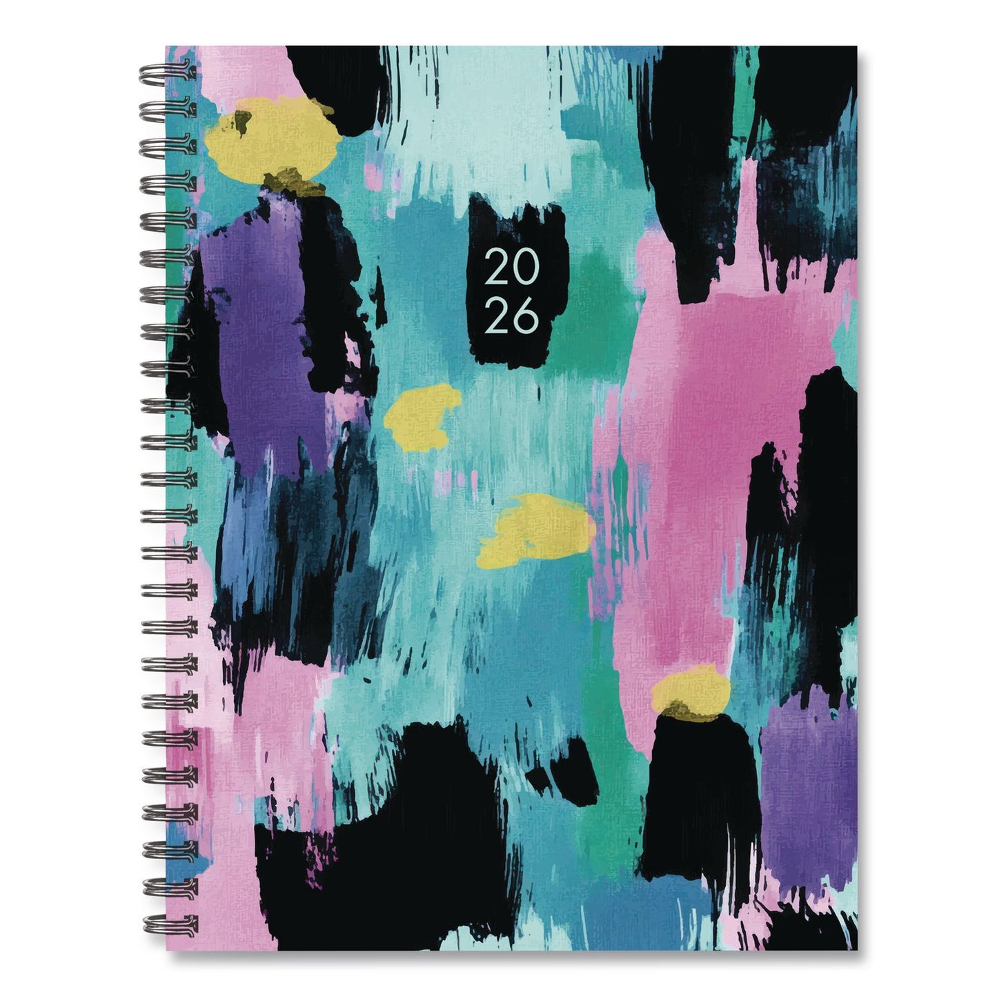 Willow Creek Press Abstract Art Weekly/Monthly Softcover Planner, 8.5 x 6.5, Multicolor Cover, 12-Month (Jan to Dec): 2026 (WPR56639)