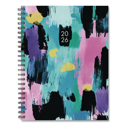 Willow Creek Press Abstract Art Weekly/Monthly Softcover Planner, 8.5 x 6.5, Multicolor Cover, 12-Month (Jan to Dec): 2026 (WPR56639)