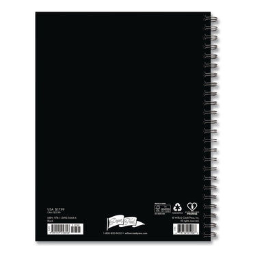 Willow Creek Press Black Weekly/Monthly Planner, 8.5 x 6.5, Black Cover, 12-Month (Jan to Dec): 2026 (WPR56646)