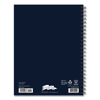 Willow Creek Press Happy Stripe Weekly/Monthly Planner, 8.5 x 6,5, Multicolor Cover, 12-Month (Jan to Dec): 2026 (WPR56677)