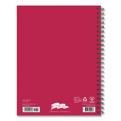 Willow Creek Press It's All Possible Weekly/Monthly Planner, 8.5 x 6.5, Pink Cover, 12-Month (Jan to Dec): 2026 (WPR57537)