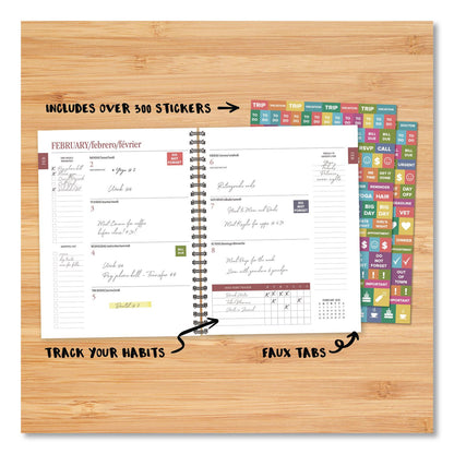 Willow Creek Press In My Planning Era Weekly/Monthly Planner, 8.5 x 6.5, Multicolor Cover, 12-Month (Jan to Dec): 2026 (WPR57520)