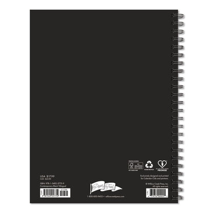 Willow Creek Press Contemporary Black (Trilingual) Weekly/Monthly Planner, 8.5 x 6.5, Black Cover, 12-Month (Jan to Dec): 2026 (WPR57759)