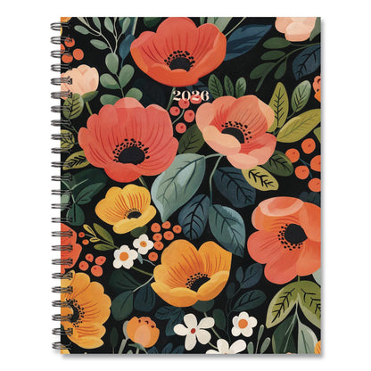 Willow Creek Press Poppy Plans Weekly/Monthly Planner, 11 x 8.5, Multicolor Cover, 12-Month (Jan to Dec): 2026 (WPR56714)