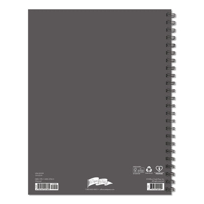 Willow Creek Press Charcoal Weekly/Monthly Planner, 11 x 8.5, Charcoal Cover, 12-Month (Jan to Dec): 2026 (WPR57605)