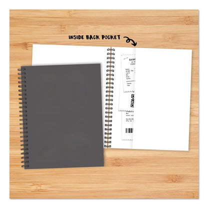 Willow Creek Press Charcoal Weekly/Monthly Planner, 11 x 8.5, Charcoal Cover, 12-Month (Jan to Dec): 2026 (WPR57605)