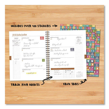 Willow Creek Press Never Be So Kind Weekly/Monthly Planner, 11 x 8.5, Yellow Cover, 12-Month (Jan to Dec): 2026 (WPR58466)