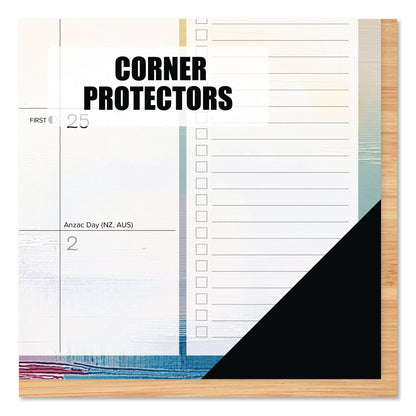 Willow Creek Press Abstract Art Large Monthly Desk Pad Calendar, 22x17, White/Multicolor Sheets, Black Headband/Corners, 12-Month (Jan-Dec) 2026 (WPR57193)