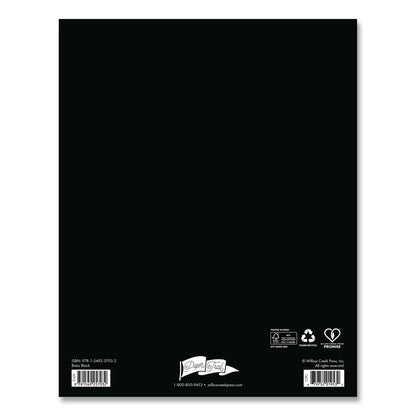 Willow Creek Press Basic Black Monthly Planner, 9.5 x 7.5, Black Cover, 12-Month (Jan to Dec): 2026 (WPR57032)