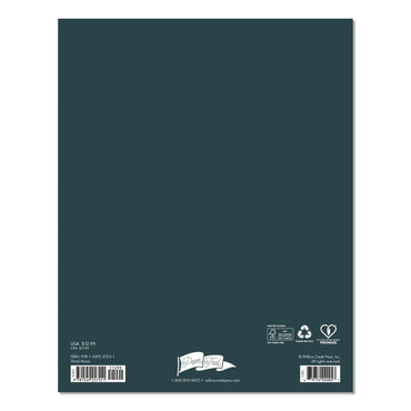 Willow Creek Press Floral Moon Monthly Planner, 9.5 x 7.5, Black Cover, 12-Month (Jan to Dec): 2026 (WPR57551)