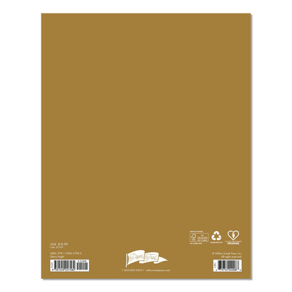 Willow Creek Press Starry Night Monthly Planner, 9.5 7.5, Black/Gold Cover, 12-Month (Jan to Dec): 2026 (WPR57582)