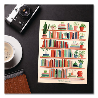 Willow Creek Press Garden Botanical Booklet Monthly Planner, 9.5 x 7.5, Multicolor Cover, 12-Month (Jan to Dec): 2026 (WPR57841)
