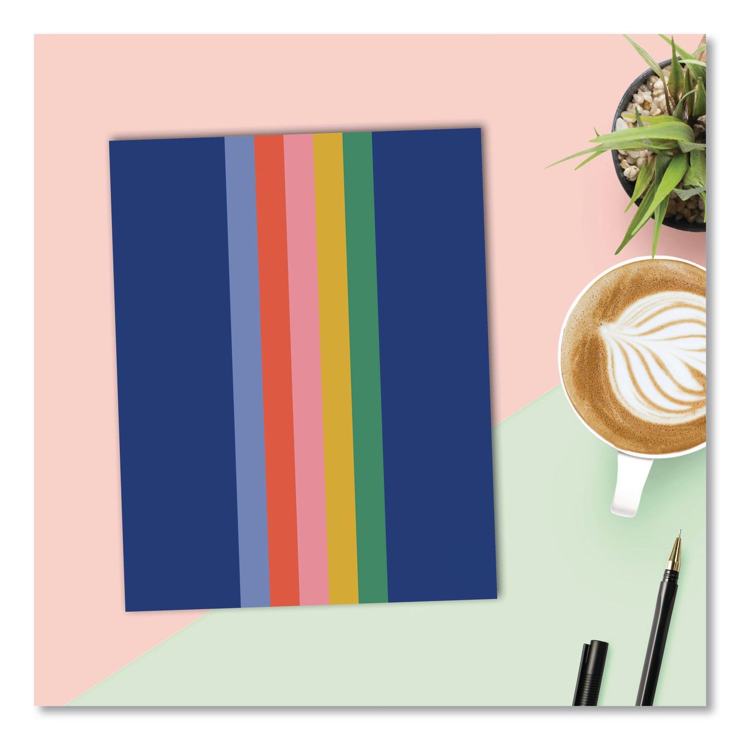 Willow Creek Press Bold Stripe Monthly Planner, 9.5 x 7.5, Multicolor Cover, 12-Month (Jan to Dec): 2026 (WPR58510)