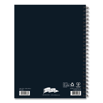 Willow Creek Press Basic Blue Weekly/Monthly Planner, 8.5 x 6.5, Blue Cover, 12-Month (Jan to Dec): 2026 (WPR57834)