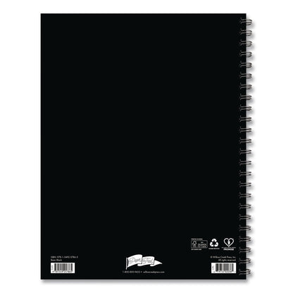 Willow Creek Press Basic Black Weekly/Monthly Planner, 11 x 8.5, Black Cover, 12-Month (Jan to Dec): 2026 (WPR57865)