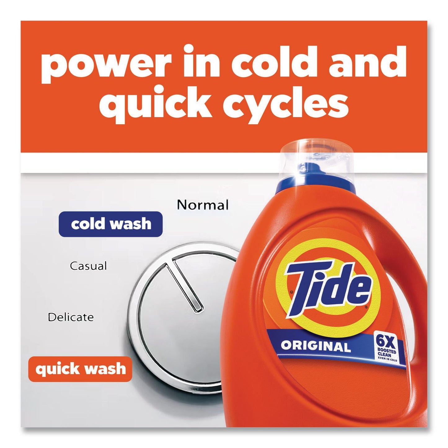 Tide® Liquid Tide Laundry Detergent, Original Scent, 32 Loads, 40 oz Bottle, 6/Carton (PGC12118)