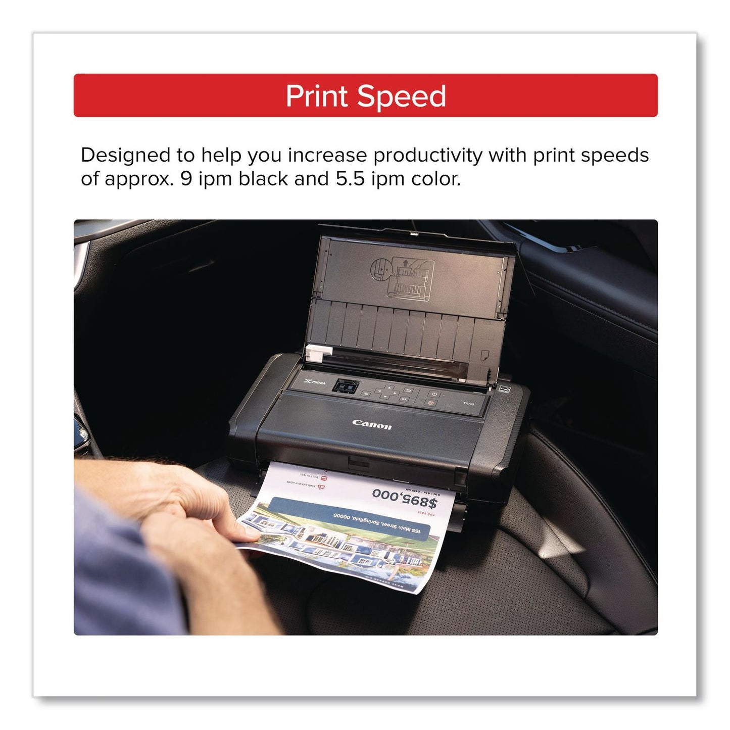 Canon® PIXMA TR160 Wireless Inkjet Printer (CNM7069C002)